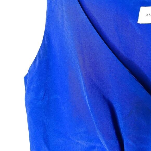 Amanda Uprichard Blue Tank Ruffle Dress - Picture 3 of 8